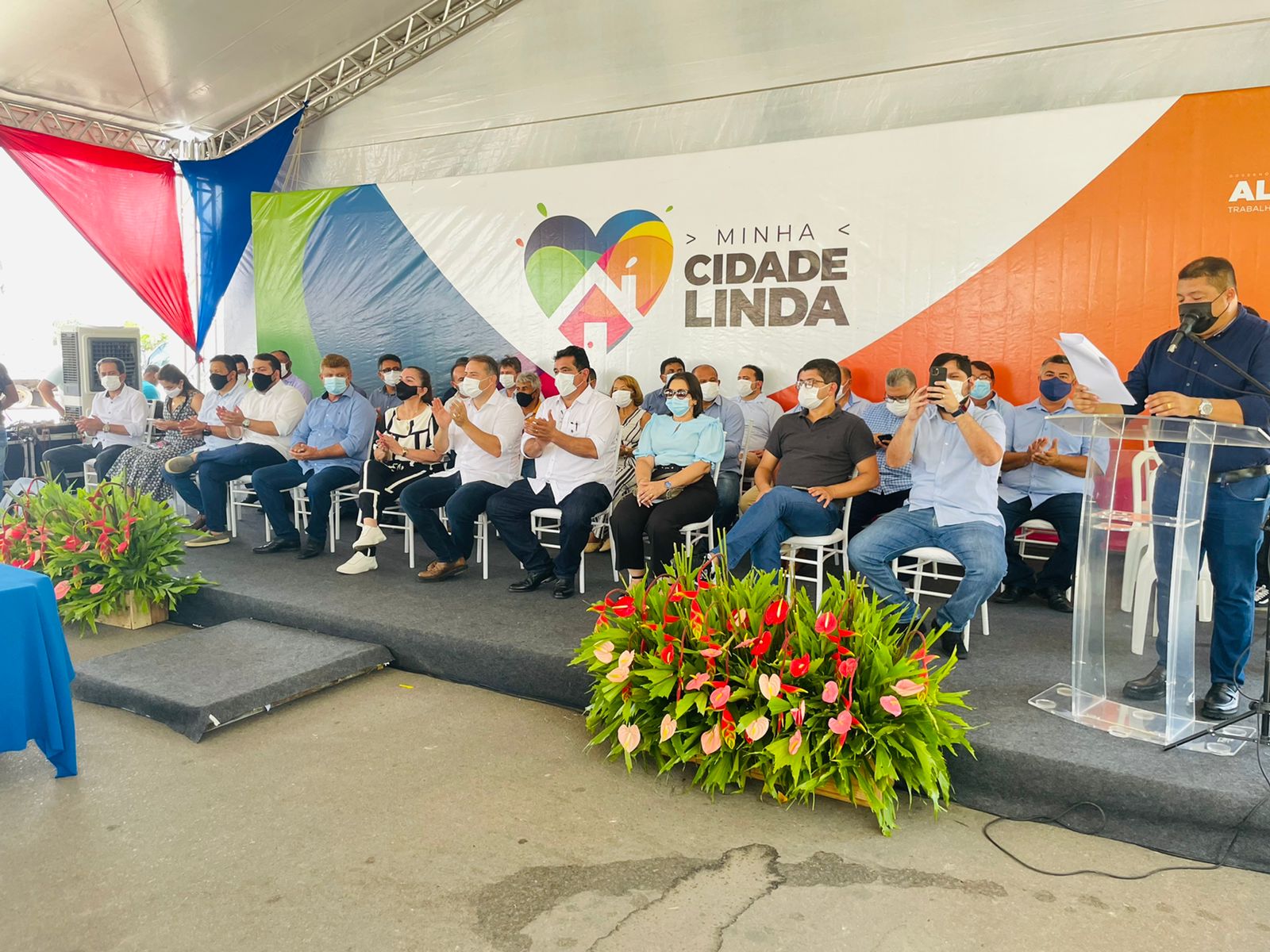 Governador Renan Filho em Estrela Alagoas anuncia investimentos