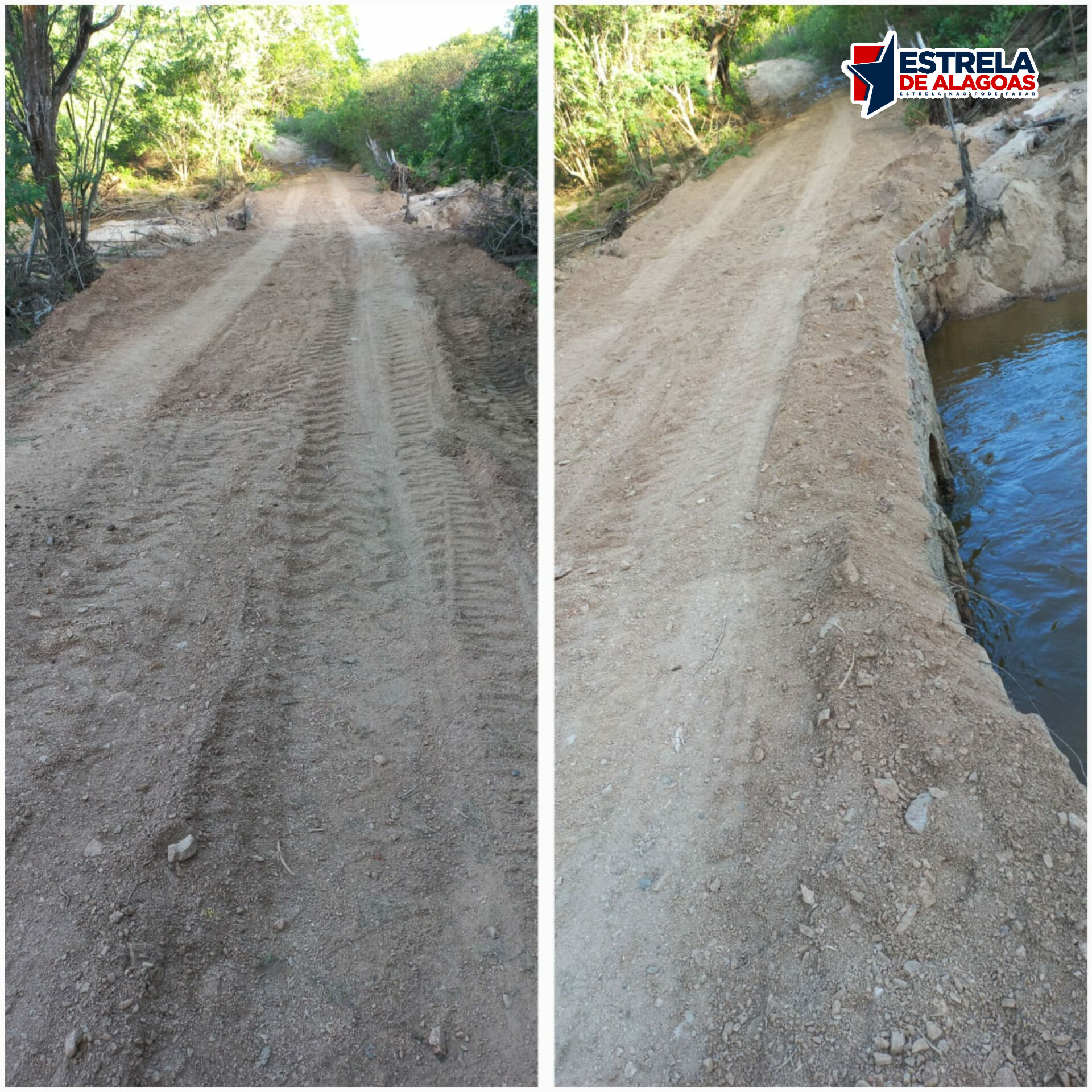 Estrada que dá acesso ao Sítio Marias Pretas é recuperada pela Prefeitura