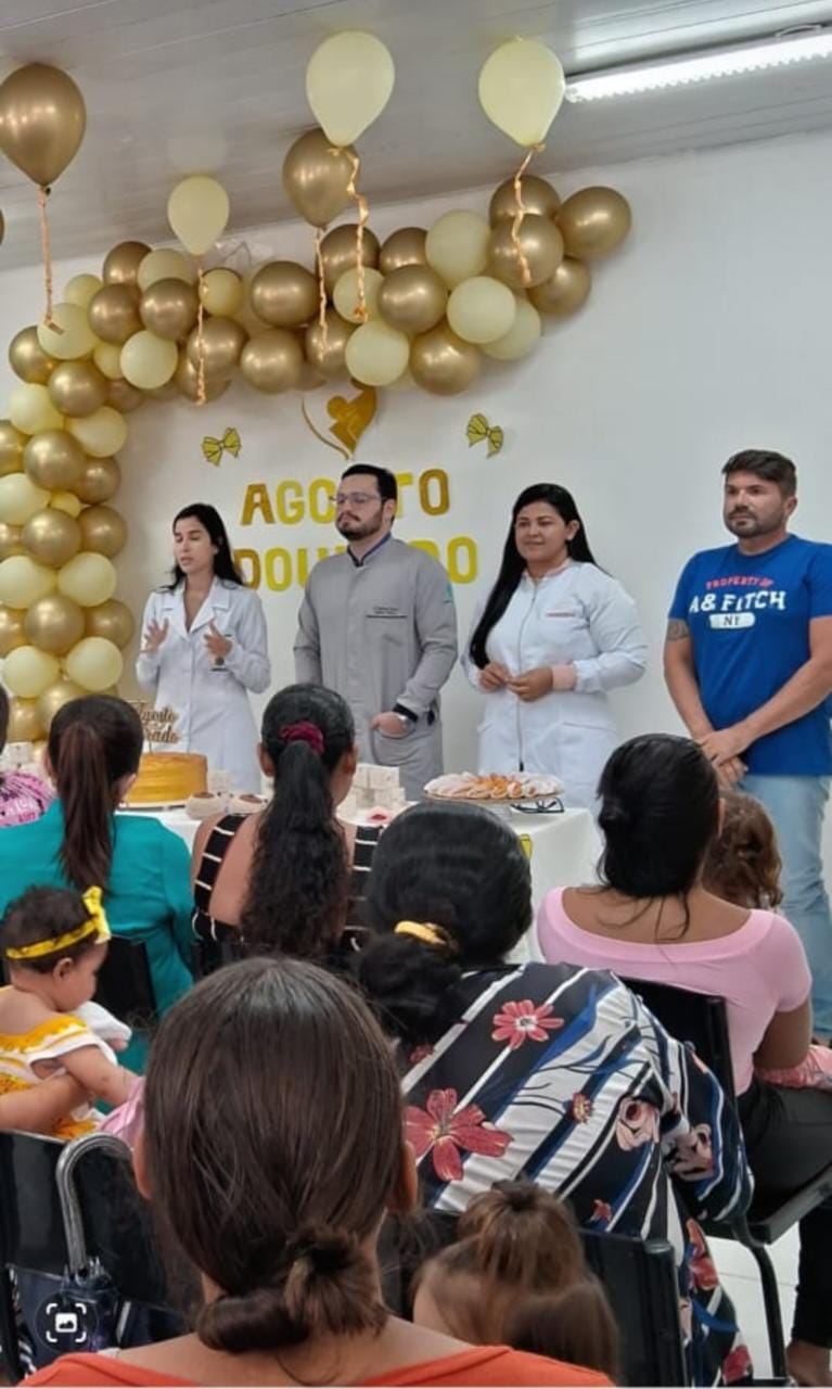 Evento sobre o Agosto Dourado é realizado na UBS Julita Soares