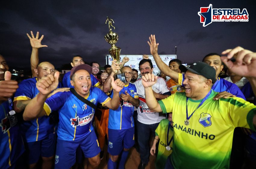 Canarinho é campeão da Copa Estrela Master de Futebol Amador