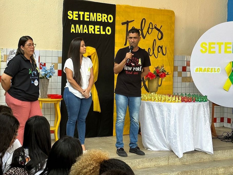 Equipe do NASF participa de ação do Setembro Amarelo