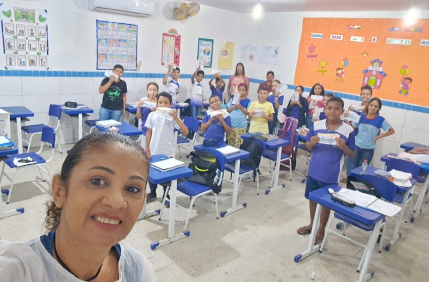 Programa de Saúde Bucal atende alunos da Escola Manoel Martins dos Anjos