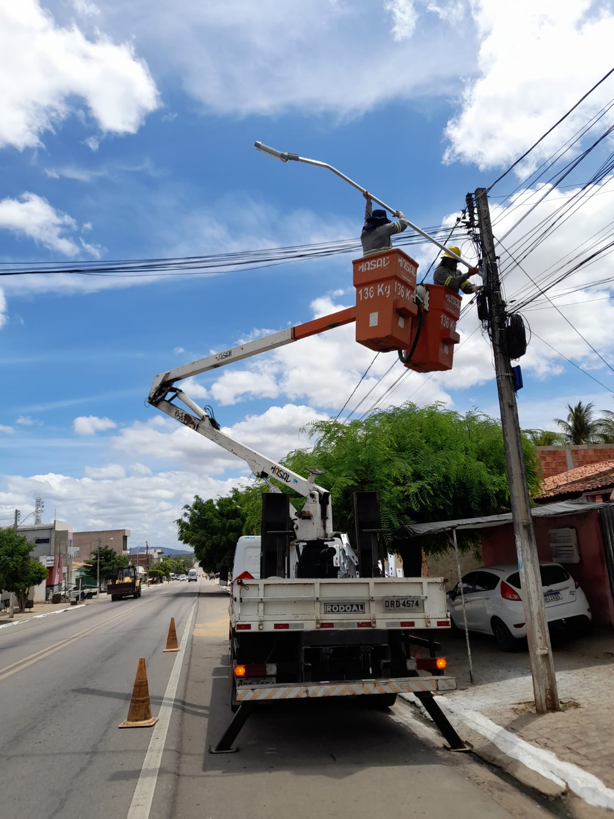 Prefeitura de Estrela de Alagoas moderniza Iluminação Pública