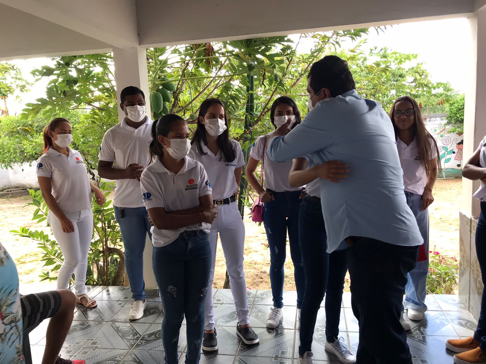 Estagiários de Técnico de Enfermagem visitam CAPS GERALDO GLOBO