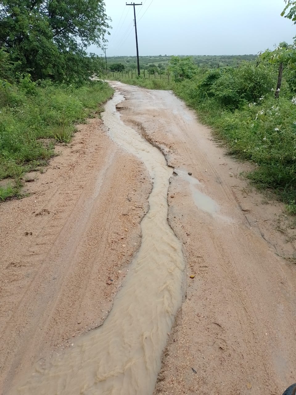 Estradas Vicinais são danificadas por conta das chuvas