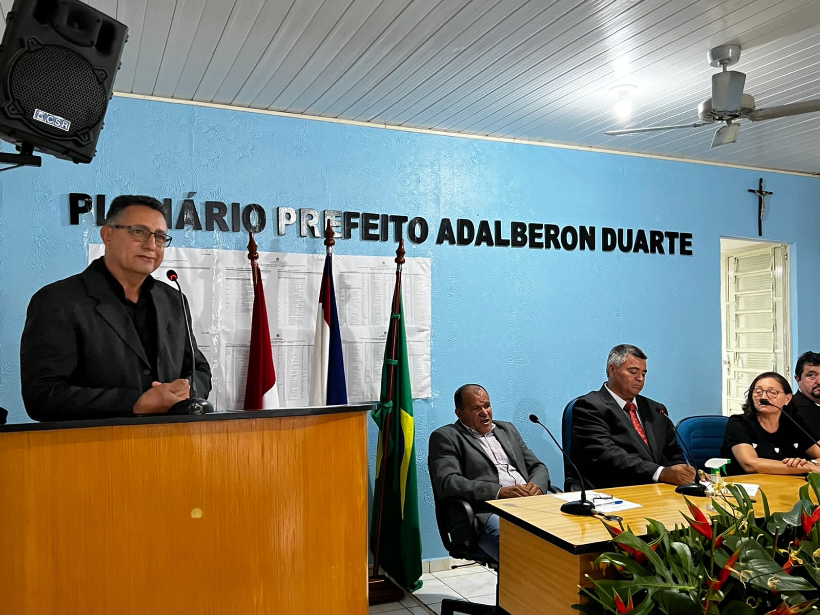 Prefeito Aldo Lira participa da entrega do Título de Cidadão Estrelense para o Dr. Denício Calixto de Oliveria