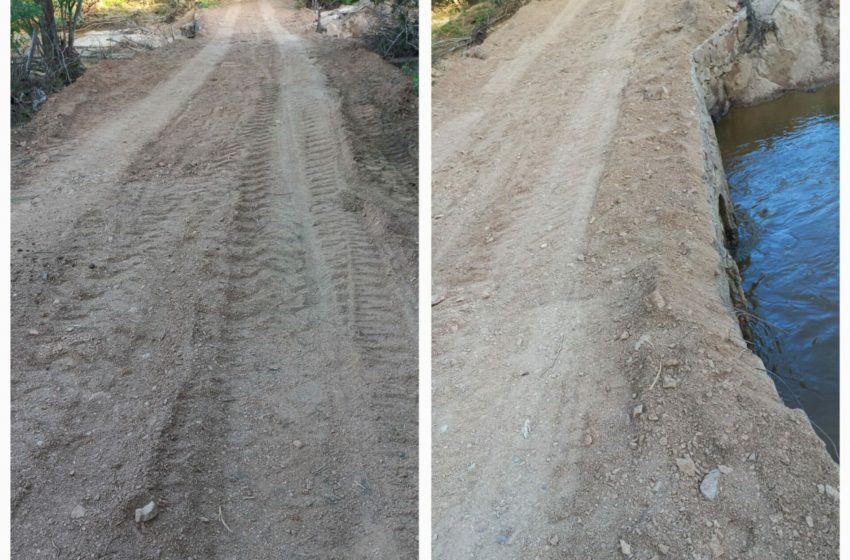  Estrada que dá acesso ao Sítio Marias Pretas é recuperada pela Prefeitura