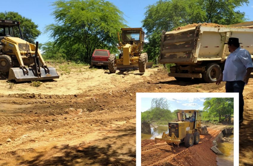  Prefeito Aldo Lira confirma construção de ponte no Timbaúba
