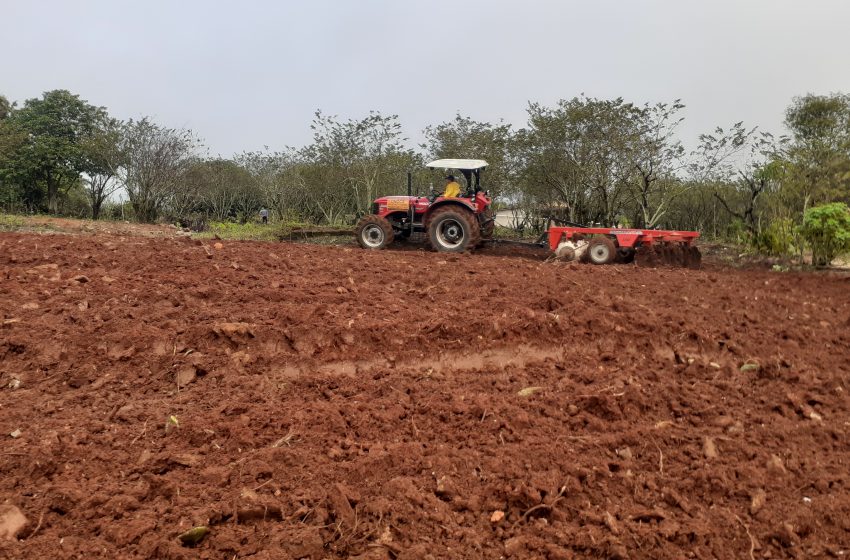  Prefeitura realiza aração de terras para os agricultores de Estrela de Alagoas