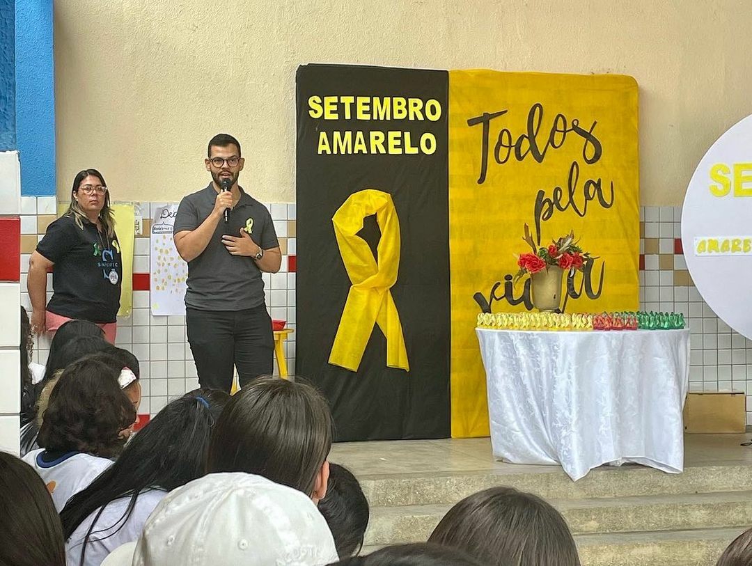 Equipe do NASF participa de ação do Setembro Amarelo